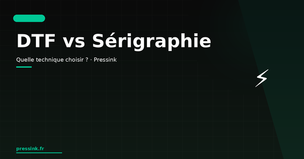 DTF vs Sérigraphie : comparatif complet pour bien choisir (2026)